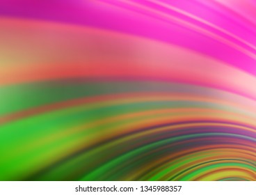 Light Pink, Green vector blurred bright pattern. Colorful illustration in blurry style with gradient. The best blurred design for your business.
