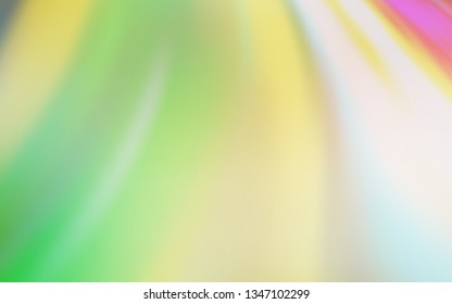 Light Pink, Green vector blurred template. Creative illustration in halftone style with gradient. Elegant background for a brand book.
