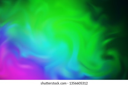 Light Pink, Green vector blurred bright pattern. Modern abstract illustration with gradient. New way of your design.