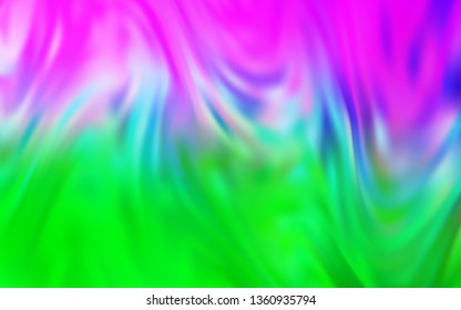 Light Pink, Green vector blurred bright template. Colorful abstract illustration with gradient. Completely new design for your business.
