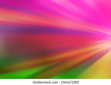 Light Pink, Green vector blurred bright template. Colorful illustration in abstract style with gradient. A completely new template for your design.