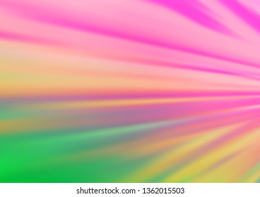 Light Pink, Green vector blurred bright background. Shining colorful illustration in a Brand new style. The background for your creative designs.