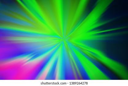 Light Pink, Green vector blurred bright texture. Colorful illustration in abstract style with gradient. Blurred design for your web site.
