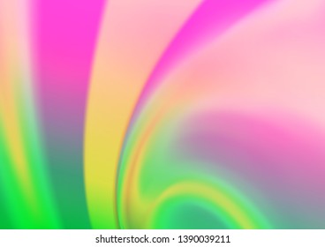 Light Pink, Green vector blurred bright template. Colorful abstract illustration with gradient. A completely new design for your business.