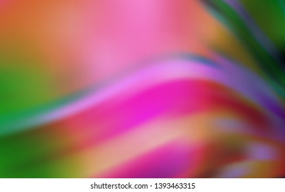 Light Pink, Green vector blurred shine abstract background. Creative illustration in halftone style with gradient. Background for designs.