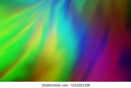 Light Pink, Green vector blurred bright pattern. A completely new colored illustration in blur style. New style for your business design.