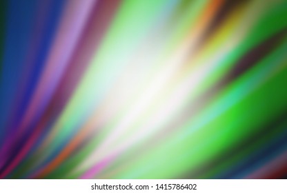 Light Pink, Green vector blurred bright texture. Colorful illustration in abstract style with gradient. New style for your business design.