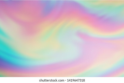 Light Pink, Green vector blurred bright template. Colorful illustration in abstract style with gradient. New design for your business.
