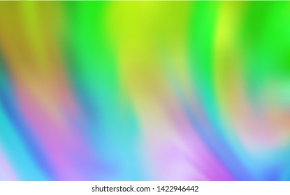 Light Pink, Green vector blurred bright template. Colorful illustration in abstract style with gradient. The best blurred design for your business.