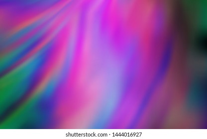 Light Pink, Green vector blurred background. Glitter abstract illustration with gradient design. Completely new design for your business.