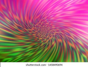 Light Pink, Green vector blurred shine abstract template. An elegant bright illustration with gradient. The best blurred design for your business.
