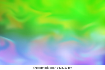 Light Pink, Green vector blurred template. Creative illustration in halftone style with gradient. Elegant background for a brand book.