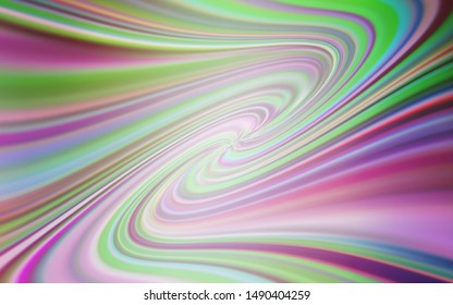 Light Pink, Green vector blurred shine abstract texture. Glitter abstract illustration with gradient design. Background for a cell phone.