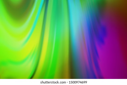 Light Pink, Green vector blurred template. Glitter abstract illustration with gradient design. Elegant background for a brand book.