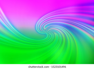 Light Pink, Green vector blurred pattern. Glitter abstract illustration with gradient design. Blurred design for your web site.