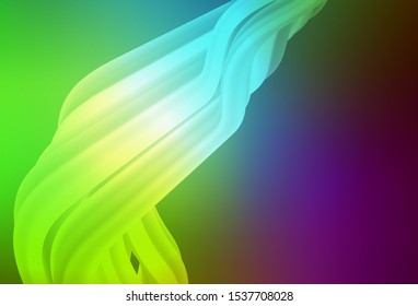 Light Pink, Green vector blurred shine abstract background. Shining colorful illustration in smart style. Completely new design for your business.