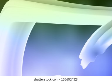 Light Pink, Green vector blurred shine abstract background. A completely new colored illustration in blur style. Smart design for your work.