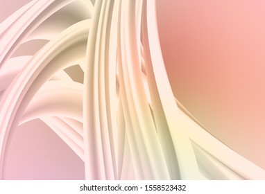 Light Pink, Green vector blurred shine abstract background. Glitter abstract illustration with gradient design. Blurred design for your web site.