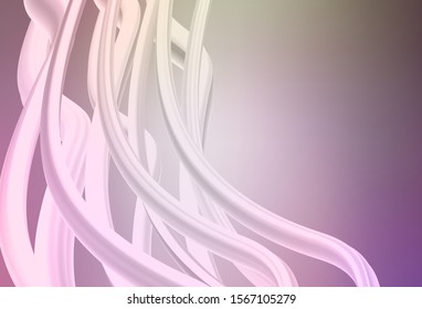 Light Pink, Green vector blurred shine abstract background. Colorful illustration in abstract style with gradient. Background for a cell phone.
