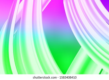 Light Pink, Green vector blurred shine abstract template. Colorful illustration in abstract style with gradient. Smart design for your work.