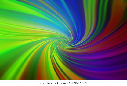 Light Pink, Green vector blurred shine abstract texture. An elegant bright illustration with gradient. New style for your business design.