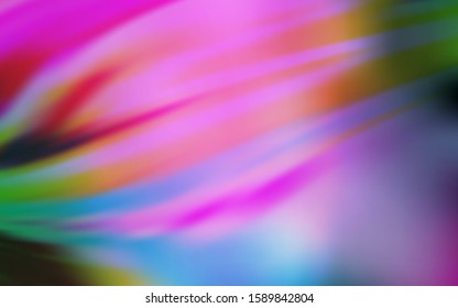 Light Pink, Green vector blurred shine abstract texture. An elegant bright illustration with gradient. Blurred design for your web site.