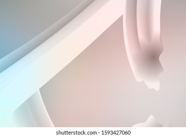 Light Pink, Green vector blurred background. Shining colorful illustration in smart style. The best blurred design for your business.