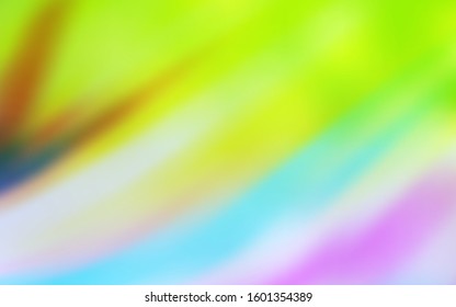 Light Pink, Green vector blurred bright template. Creative illustration in halftone style with gradient. New way of your design.