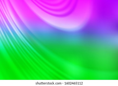 Light Pink, Green vector blurred shine abstract background. Abstract colorful illustration with gradient. New design for your business.