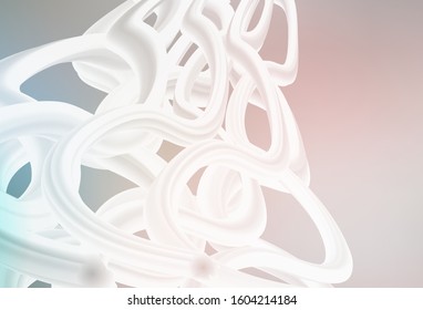 Light Pink, Green vector blurred and colored pattern. Shining colorful illustration in smart style. New style design for your brand book.