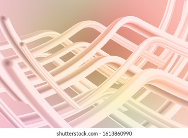 Light Pink, Green vector blurred template. A completely new colored illustration in blur style. Background for designs.
