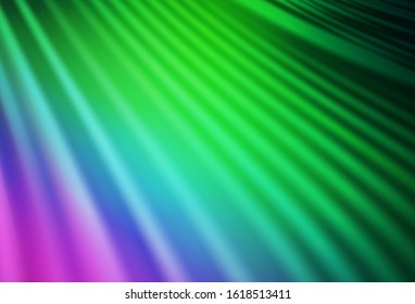 Light Pink, Green vector blurred template. Abstract colorful illustration with gradient. Blurred design for your web site.