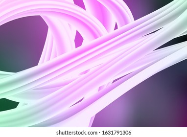 Light Pink, Green vector blurred template. Colorful illustration in abstract style with gradient. New style for your business design.