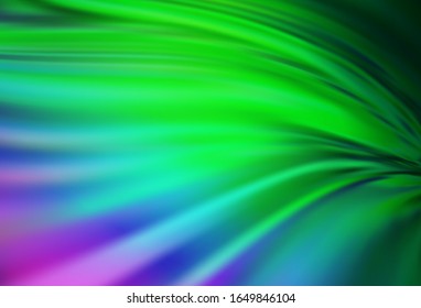 Light Pink, Green vector blurred pattern. Glitter abstract illustration with gradient design. Background for designs.