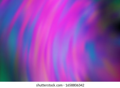 Light Pink, Green vector blurred bright texture. A completely new colored illustration in blur style. New style for your business design.