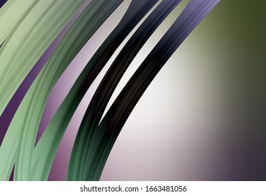 Light Pink, Green vector blurred pattern. Glitter abstract illustration with gradient design. New way of your design.