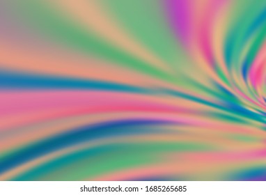 Light Pink, Green vector blurred pattern. A completely new colored illustration in blur style. Completely new design for your business.