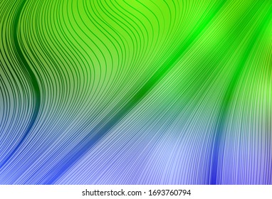 Light Pink, Green vector blurred pattern. Creative illustration in halftone style with gradient. New style design for your brand book.