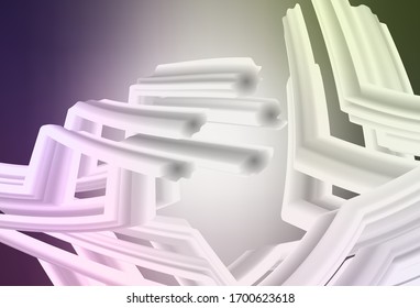 Color rosa claro, vector verde borroso y color. Ilustración abstracta brillante con diseño degradado. Diseño borroso para su sitio web.