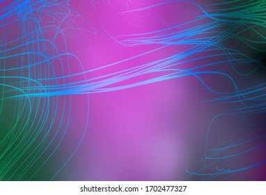 Light Pink, Green vector blurred shine abstract texture. Colorful abstract illustration with gradient. Elegant background for a brand book.