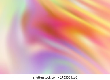 Light Pink, Green vector blurred and colored pattern. An elegant bright illustration with gradient. New design for your business.