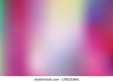 Light Pink, Green vector blurred template. A completely new colored illustration in blur style. New way of your design.