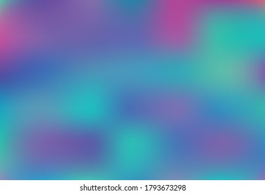 Light Pink, Green vector blurred shine abstract template. A completely new colored illustration in blur style. New style for your business design.