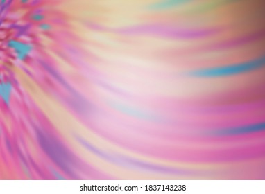Light Pink, Green vector blurred and colored pattern. Colorful abstract illustration with gradient. New way of your design.