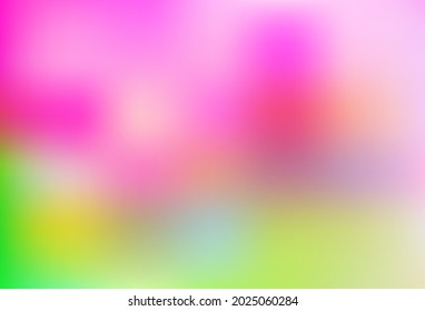Light Pink, Green vector blurred bright pattern. Colorful illustration in blurry style with gradient. Best blurred design for your business.