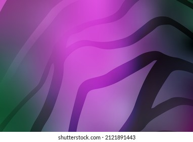 Light Pink, Green vector blurred bright texture. Shining colorful illustration in smart style. New design for your business.