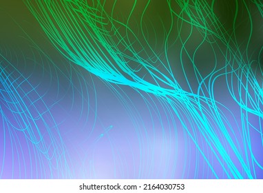 Plantilla de color rosa claro, verde borrosa vectorial. Ilustración colorida abstracta con gradiente. Diseño completamente nuevo para su negocio.