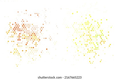 Light Pink, Green vector Blurred decorative design in abstract style with bubbles. Abstract illustration with colored bubbles in nature style. Simple design for your web site.