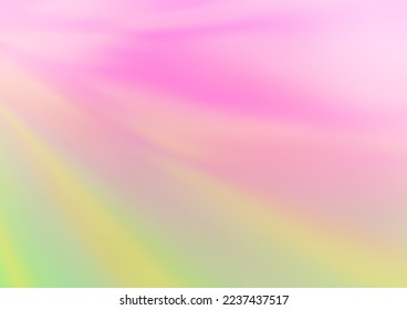 Color rosa claro, fondo borroso vectorial verde. Una ilustración de color completamente nueva en un estilo bokeh. Nuevo estilo para su diseño de negocio.