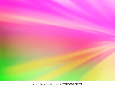 Light Pink, Green vector blurred and colored template. A vague abstract illustration with gradient. A completely new design for your business.